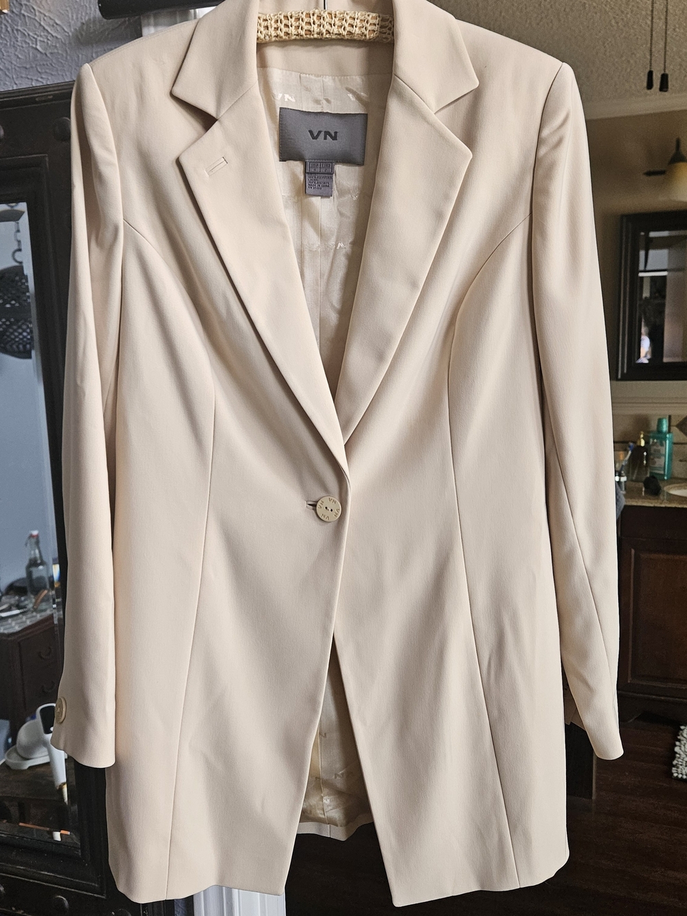 VN Women's Cream Blazer Jacket